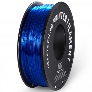 TPU Transparent Blue 3D printer Filament 1.75mm 1kg/roll